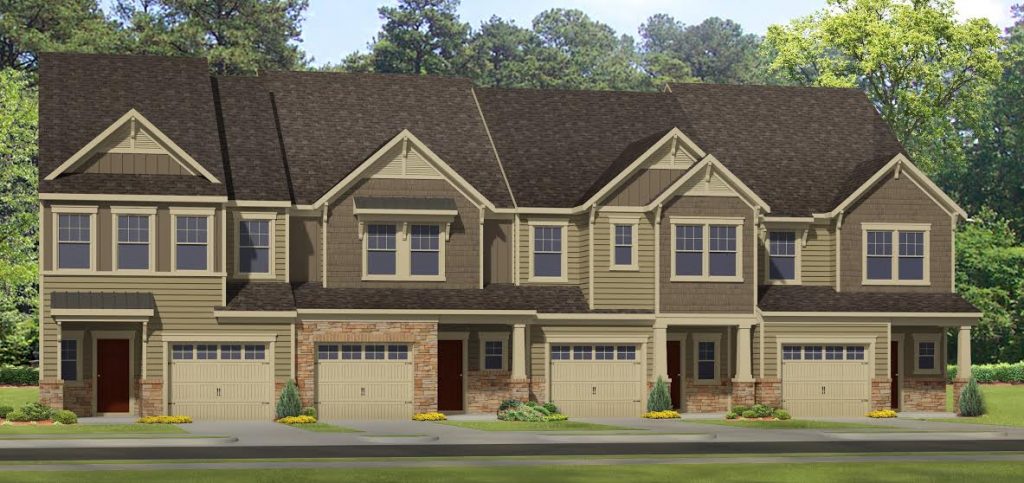 HHHunt is planning new townhomes and single-family homes in Henrico. Images courtesy of HHHunt.