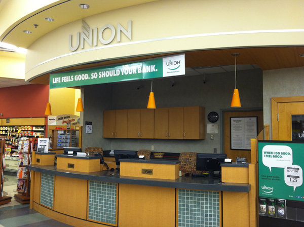 The Union branch inside the Martin's store at Staples Mills Rd. is one of the seven locations slated for closure. Photo by Michael Schwartz.