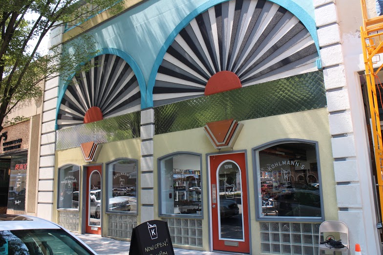 Kohlmann's took over two colorful storefronts on E. Grace Street. Photos by Michael Thompson.