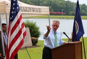 Gov. Terry McAuliffe announces the new deal on Monday. 