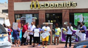 Raise Up McDonalds protest ftd