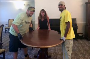 Commonwealth Assisted Living donates furniture to Habitat for Humanity. 