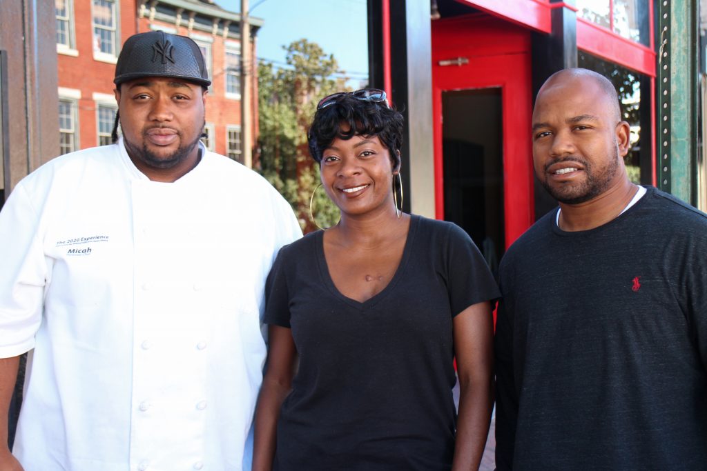 From left: Crump, Epps and Minter are behind a new restaurant and event venue coming to Shockoe Bottom. Photos by Michael Thompson.