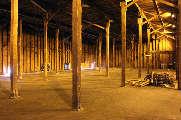 The interior of one of Clopton Siteworks many warehouses. Photos by Katie Demeria. 