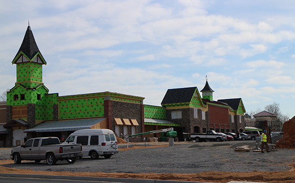 The Wegmans at West Broad Marketplace is taking shape for a planned opening later this year. 
