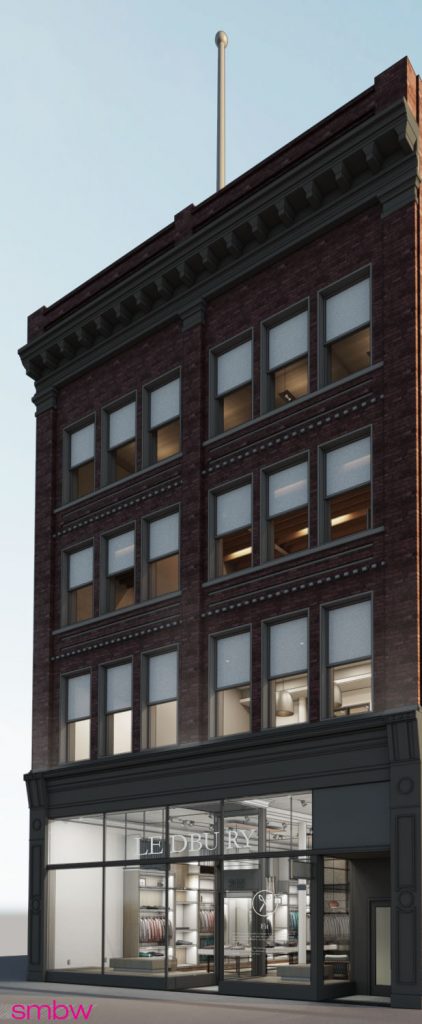 Ledbury will have at least one co-tenant in the building. 