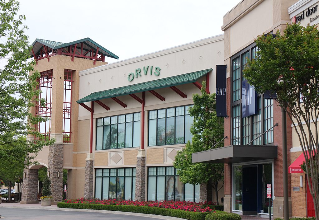 Orvis' Short Pump store is a prime two-story spot that faces West Broad Street. 