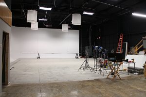 The space includes a 3,500-square-foot production studio.
