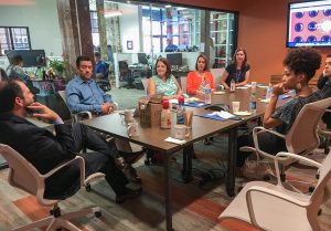 Create Digital hosted teachers from the Meadowbrook Academy for Digital Entrepreneurship for a series job shadowing sessions.