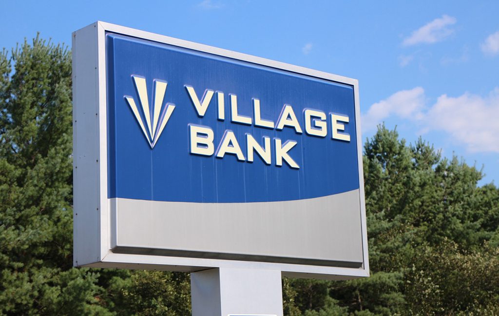 villageBank sign