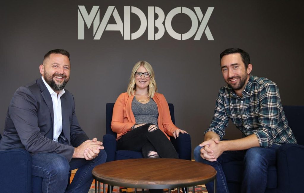 From left: Chris Williams, Macy West and Matt West. (Courtesy MadBox)