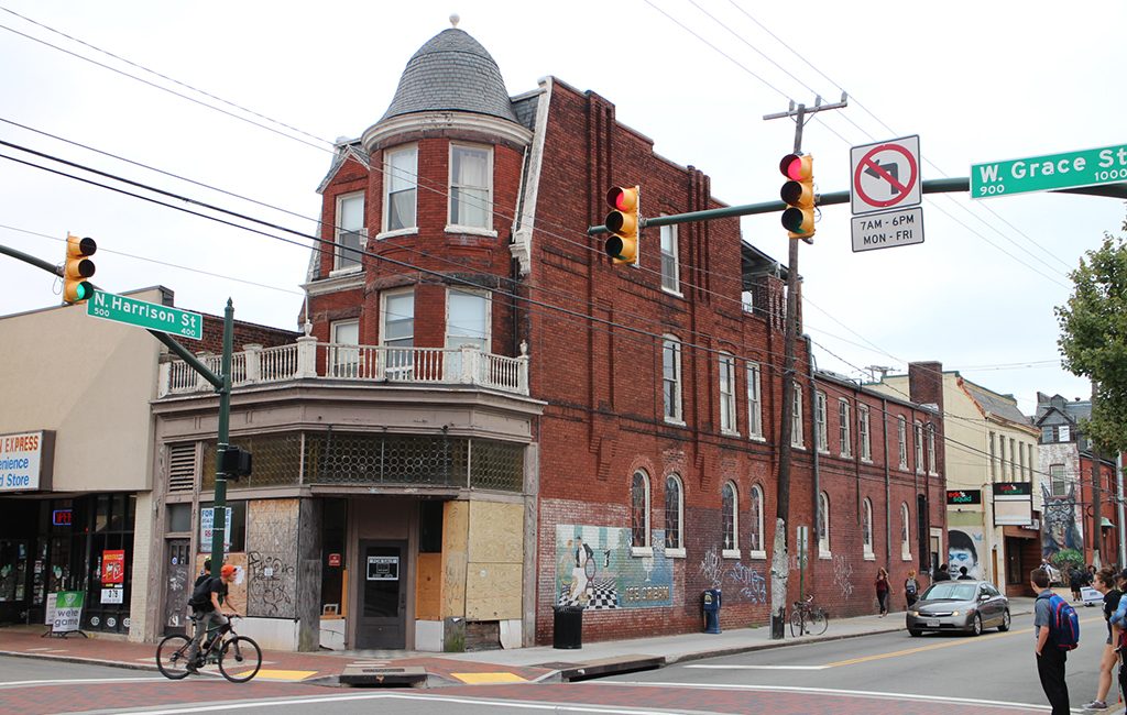 939 W. Grace St. was purchased Monday, formerly home to the Village Café and other restaurants. (Michael Schwartz)