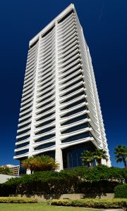 28-story, 441,000-square-foot Riverplace Tower in Jacksonville, Florida. (Courtesy Lingerfelt)