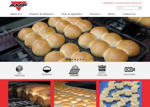 The Idea Center launched a new website for AMF Bakery Systems.