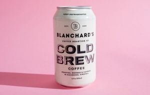 Blanchards Coffee launched its cold brew coffee cans. (Blanchards)