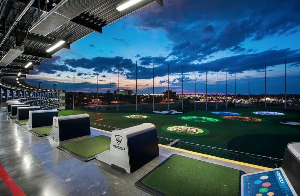 An example of a Topgolf tee line and outfield, this one in Centennial, Colorado.  (PRNewsFoto/Topgolf) 