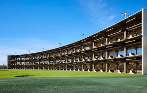 Drive Shack's model is similar to Topgolf's, with a three-story driving range. (Courtesy Topgolf)