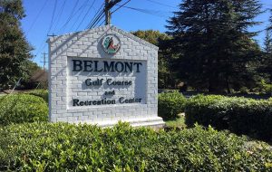 belmont golf course sign