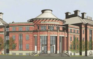east hall addition rendering