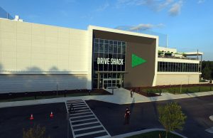 drive shack entrance aerial