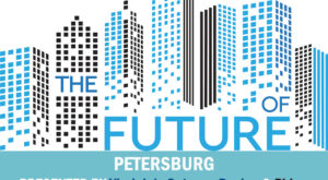 Future of logo PETERSBURG logo Recovered