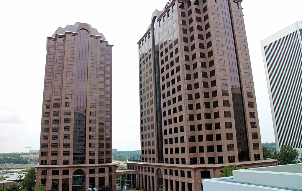 WRVB Riverfront Plaza towers