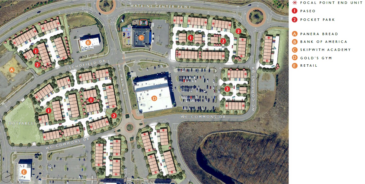 Westchester Commons site map