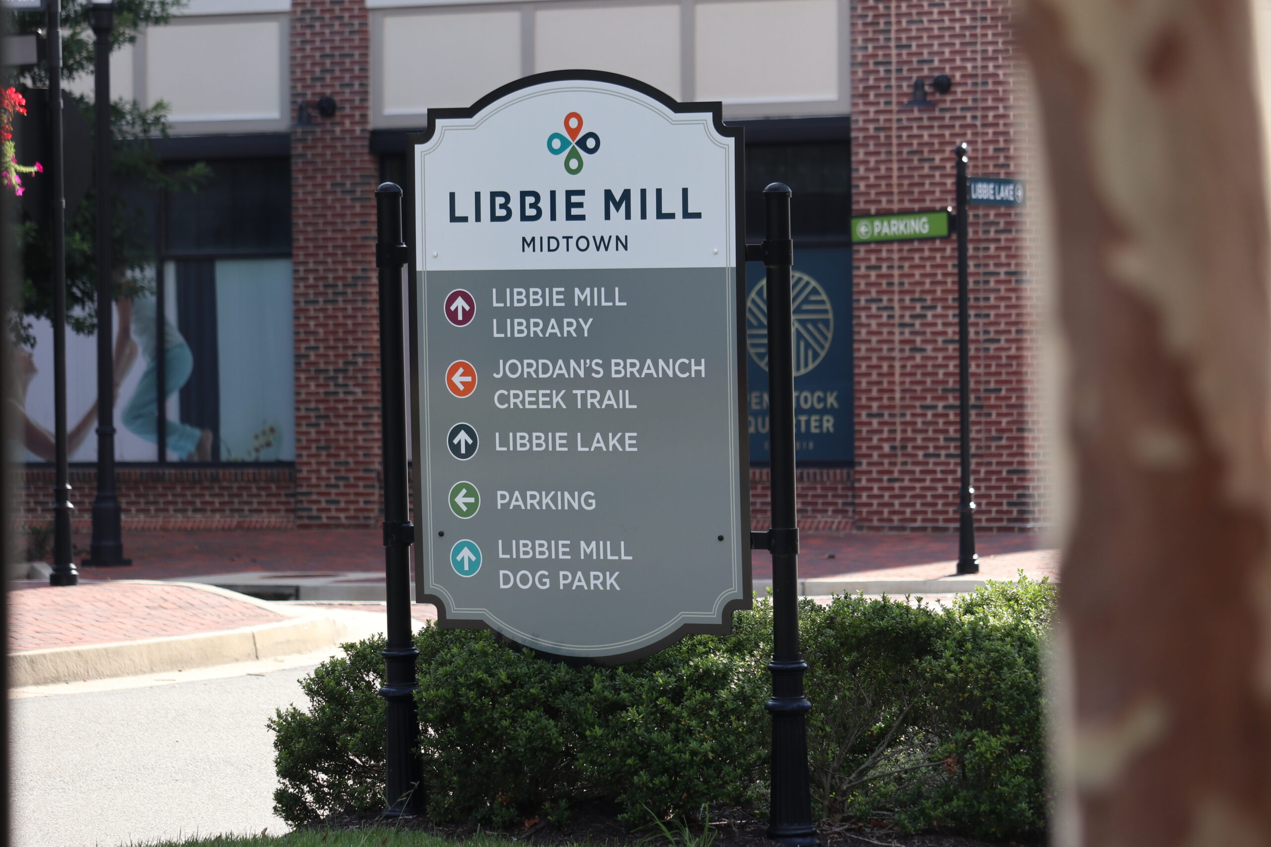 Blu Hazel Libbie Mill sign scaled