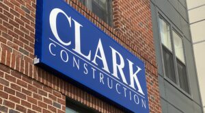 clark construction sign