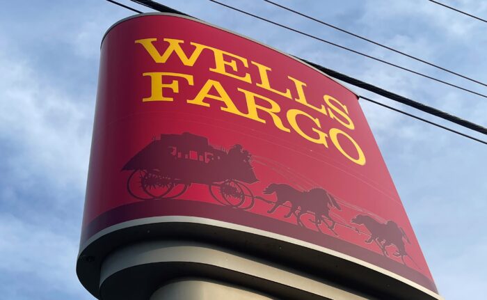 wells fargo sign