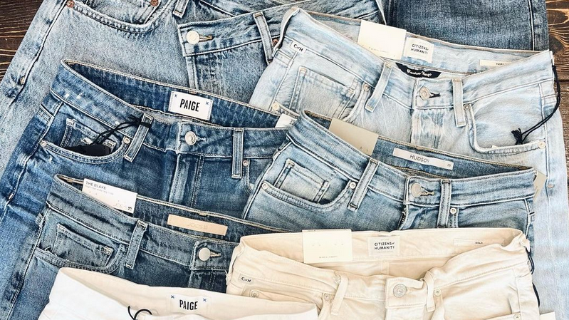 It's A Match Medium Denim High Rise Skinny Raw Hem Jeans | Women's Boutique  Shop