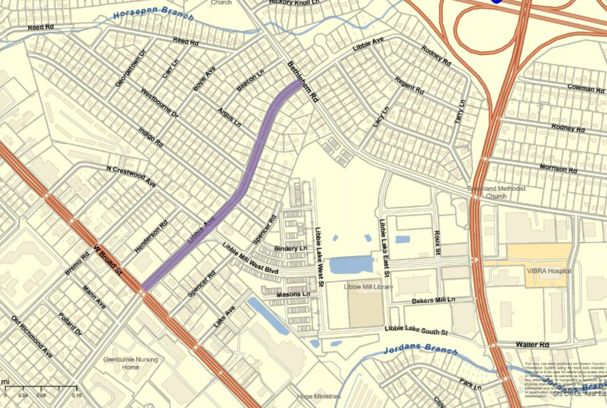libbie ave project map