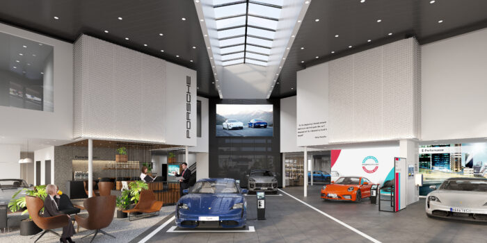 Porsche Richmond interior rendering
