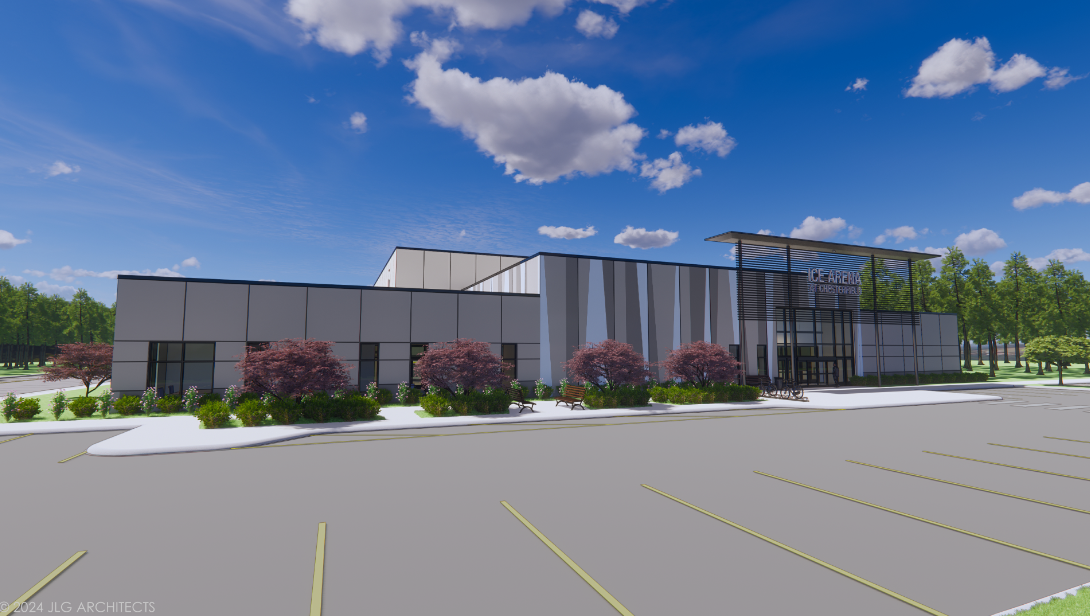 Ice arena chesterfield rendering