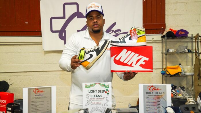 Sneaker cleaning service Kicks Klinic opens store in Jackson Ward