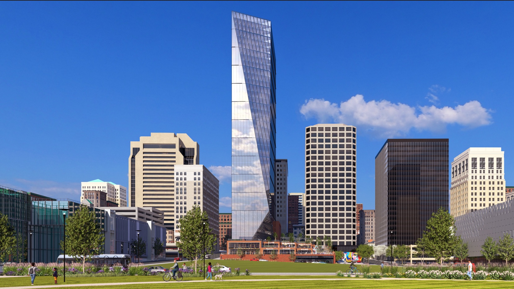 Mystery developer wants to build 400-foot downtown high-rise on state-owned lot 1 downtown tower1 1 Cropped