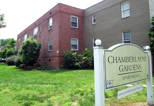 Chamberlayne Gardens' units total about 140,000 square feet. (Photo by Michael Schwartz)