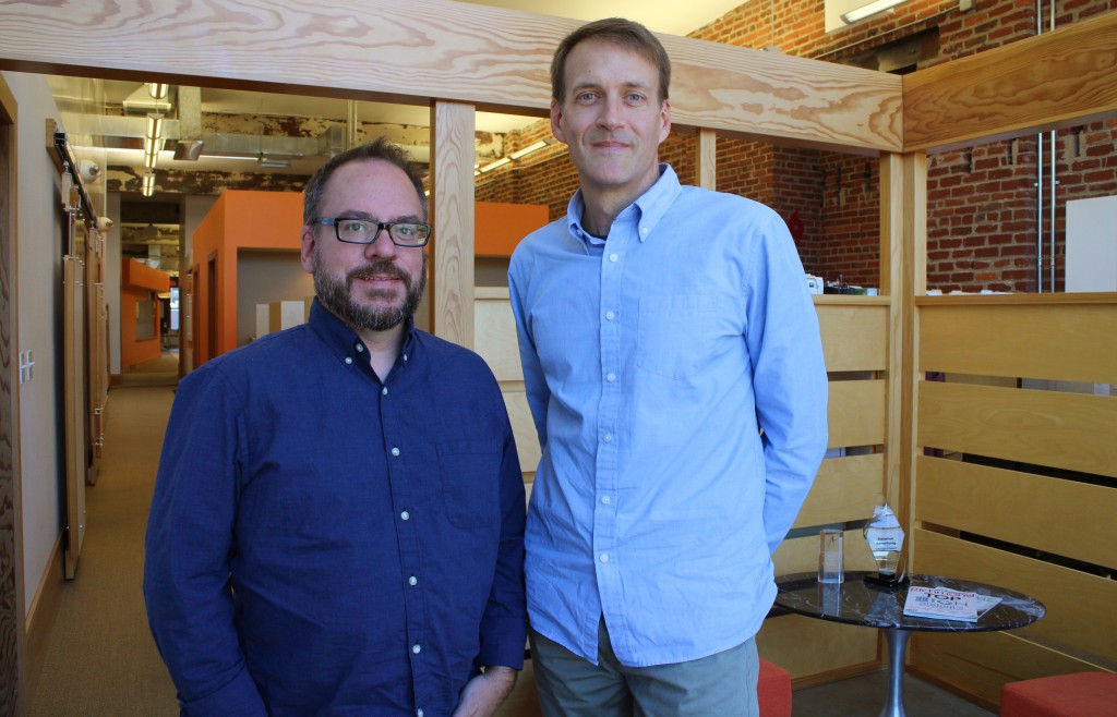 Dotson (left) and Gilliam founded local firm Elevation. Photos by Jonathan Spiers.