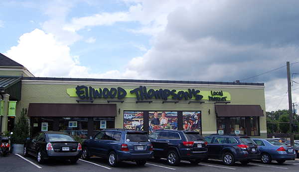 The Ellwood Thompson's store at 4 N. Thompson St. (Photo by Lena Price)