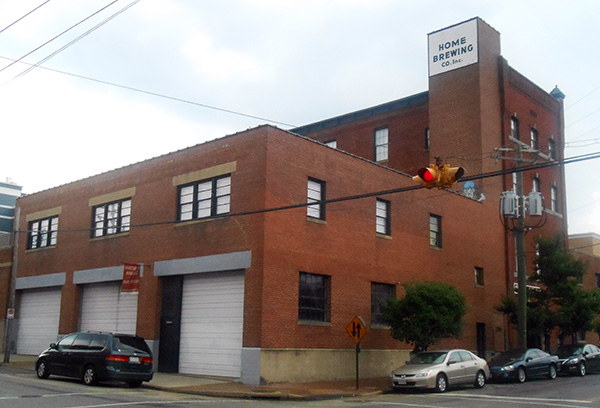 The Home Brewery building at 1201 W. Clay St. (Photos by Burl Rolett)