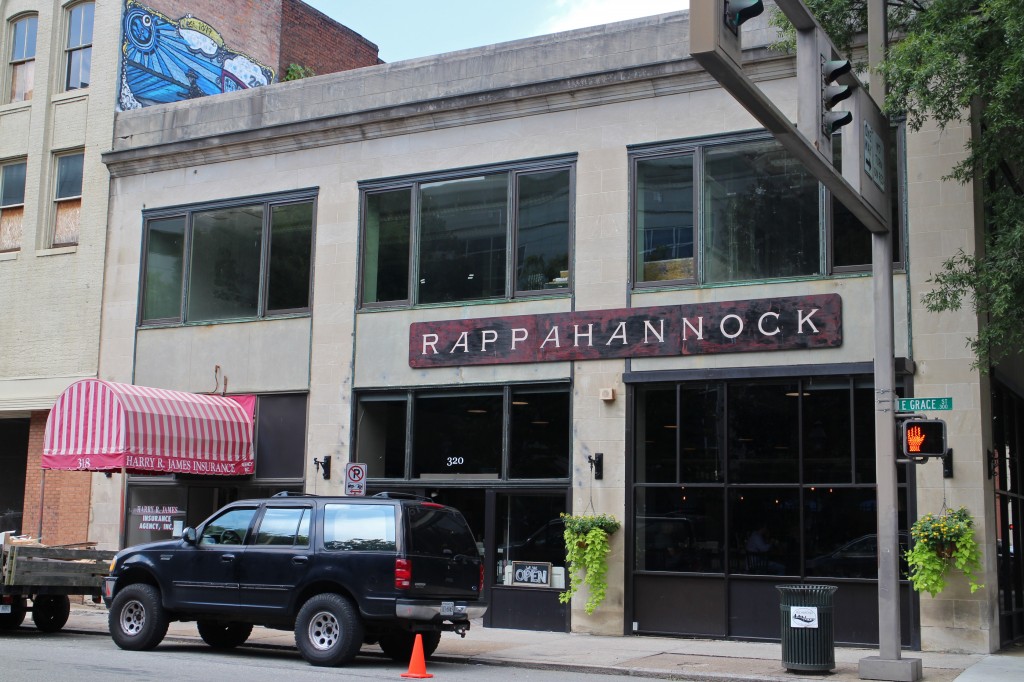 Rappahannock's first restaurant downtown at 320 E. Grace St. (Michael Thompson)
