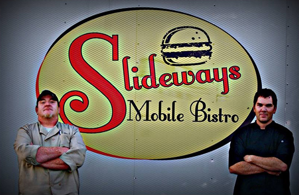 Slideways executive chef Mike Siler, left, and owner Garret Walker. (Photo by Irene Newman)