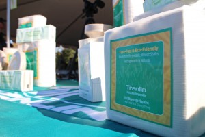 Tranlin's products are made from straw 