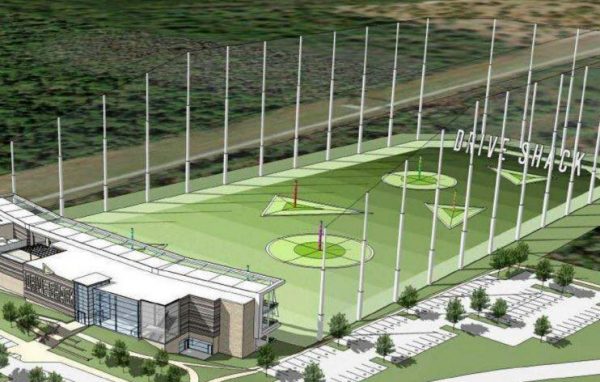 A rendering of Drive Shack's planned driving range in Orlando. (Courtesy Drive Shack)