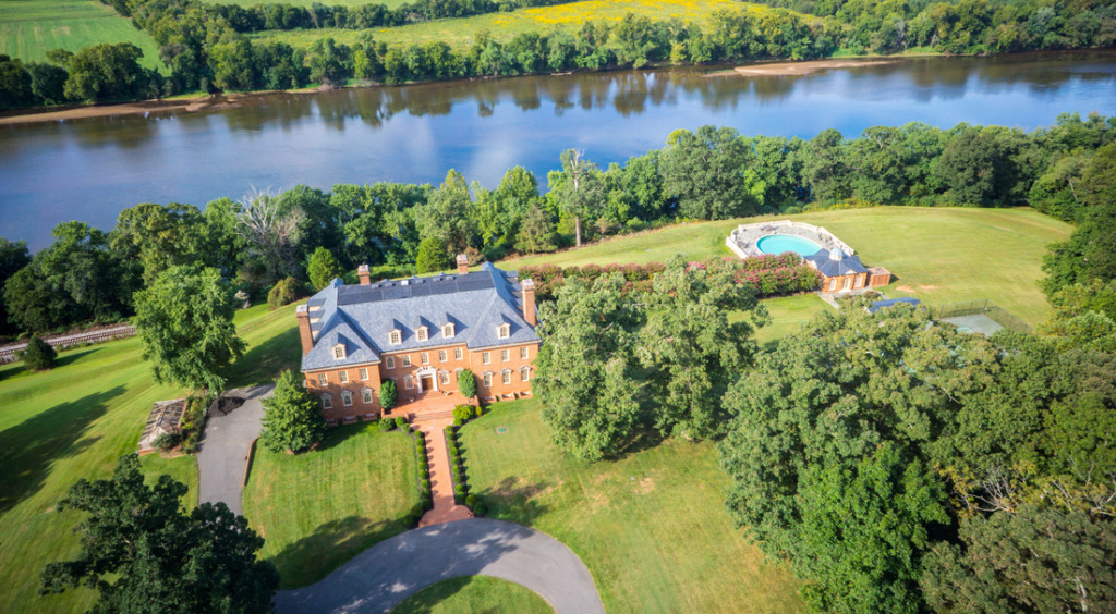 A Goochland estate called River Run Manor is listed for sale. Photos courtesy of Joyner Fine Properties.